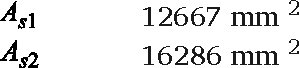 Two areas listed as "mm ²" instead of "mm²"